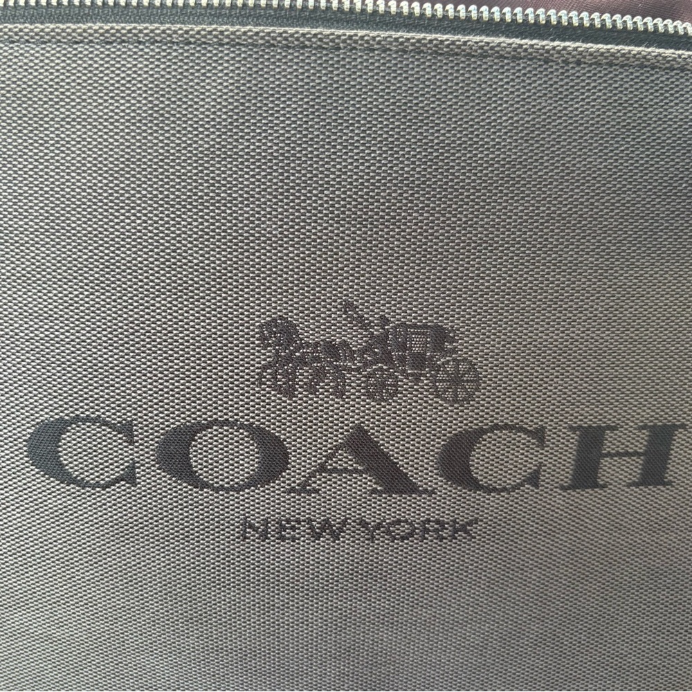 Coach Brown Textured Leather Backpack - image 2